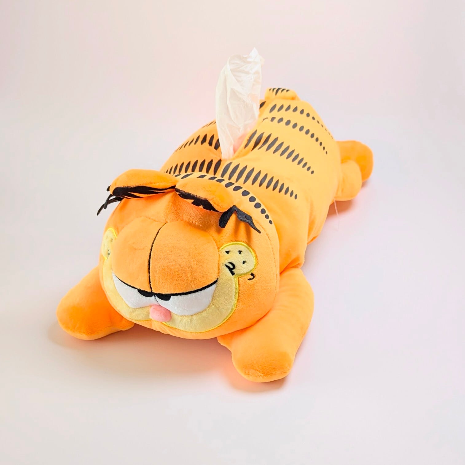 プラッシュとしても♡♡【 Garfield ( ガーフィールド ) 】 GARFIELD PLUSH TISSUE COVER / ガーフィールド プラッシュティッシュカバー〚アメリカン雑貨 アメトイ〛