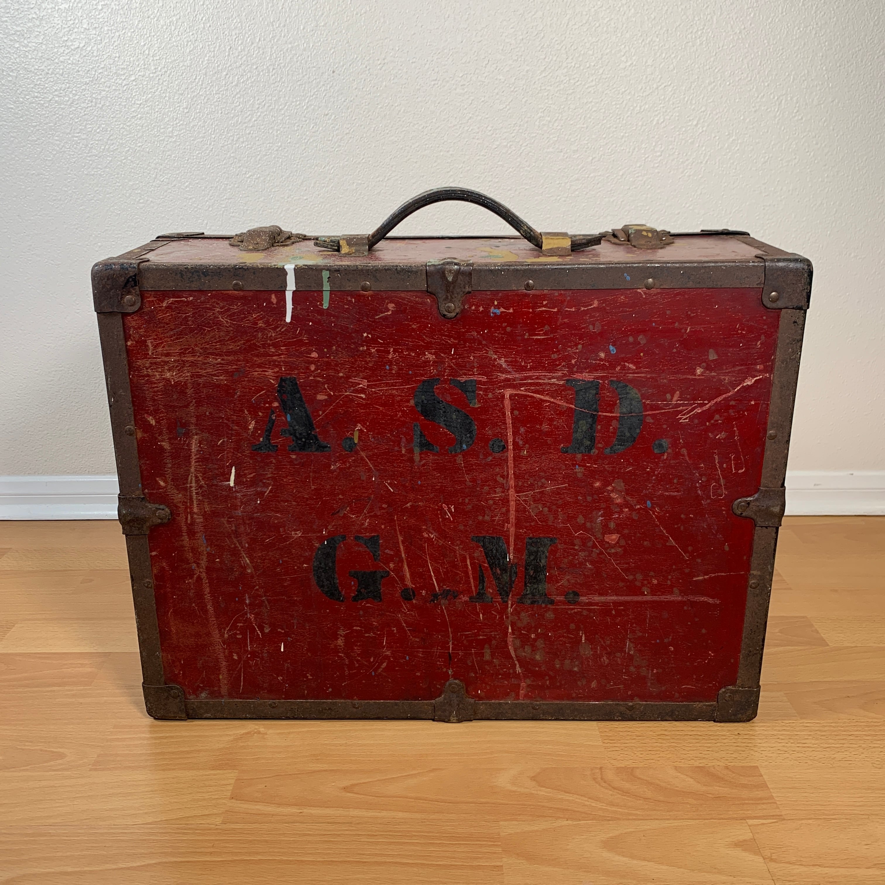 ヴィンテージトランク　ストレージボックス　USA ヴィンテージトランク ストレージボックス USA