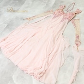 社交ダンス 衣装 チャコット Chacott スタンダード ドレス スタンダードドレス フロート レース デモ 競技 ダンス パーティ 綺麗 かわいい 明るい 日本製 ピンク系 上品 ドレス 女性らしい デザイン スカート エレガント 発表会 フォーマル おしゃれ コスチューム 競技用