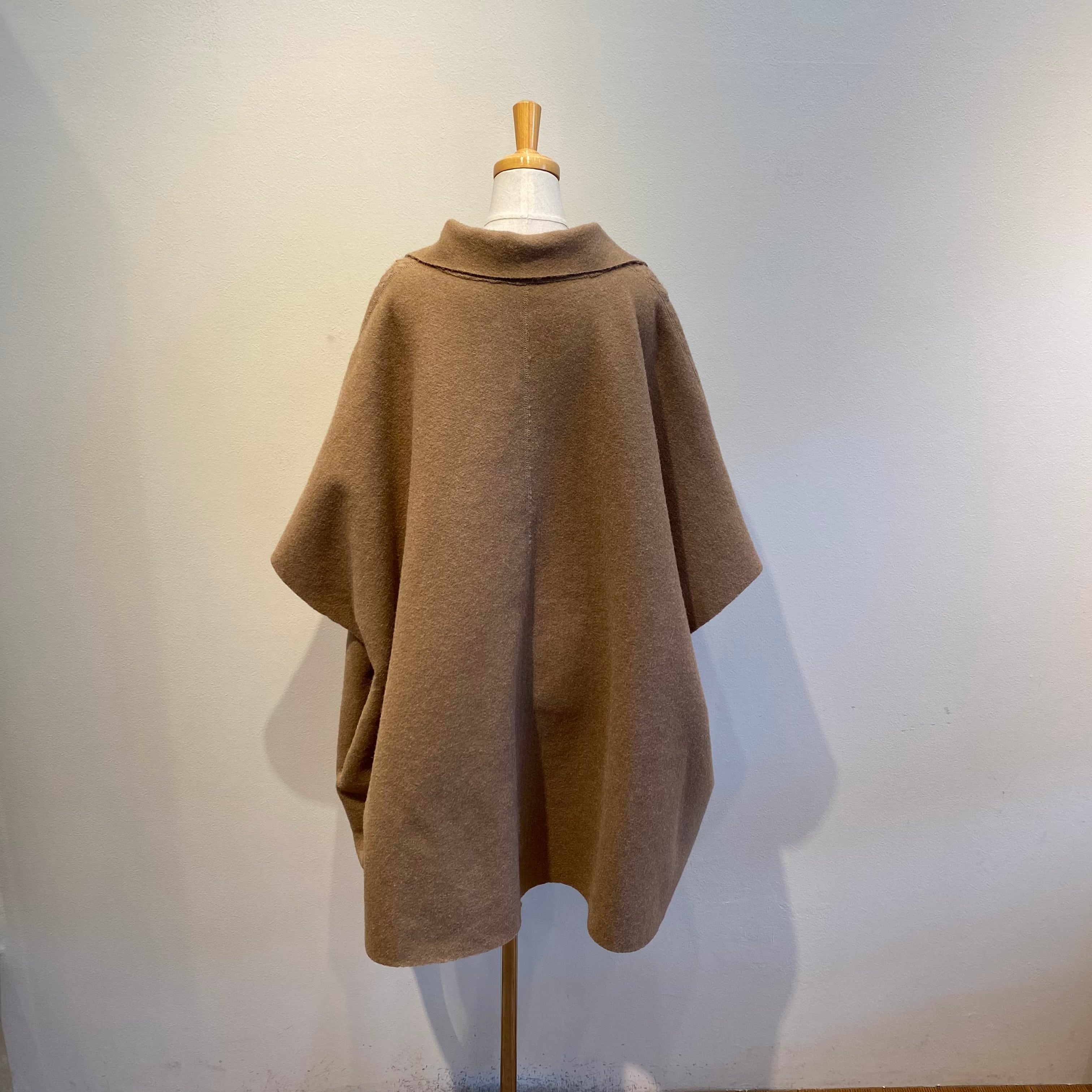 CYNICAL / ボアスライバーニット リバーシブルポンチョ 552-94054