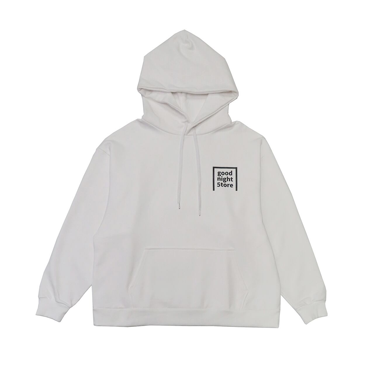 GN318 big hoodie white | goodnight5tore