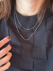 マグネットスネークチェーンネックレス