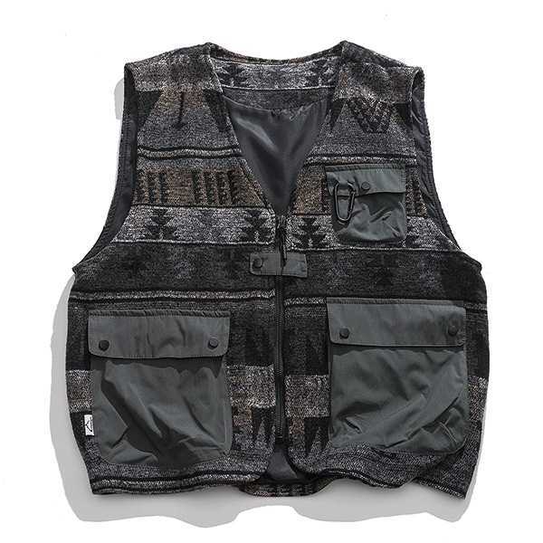 メンズ ネイティブ柄アウトドアベスト | indulgence | メンズ