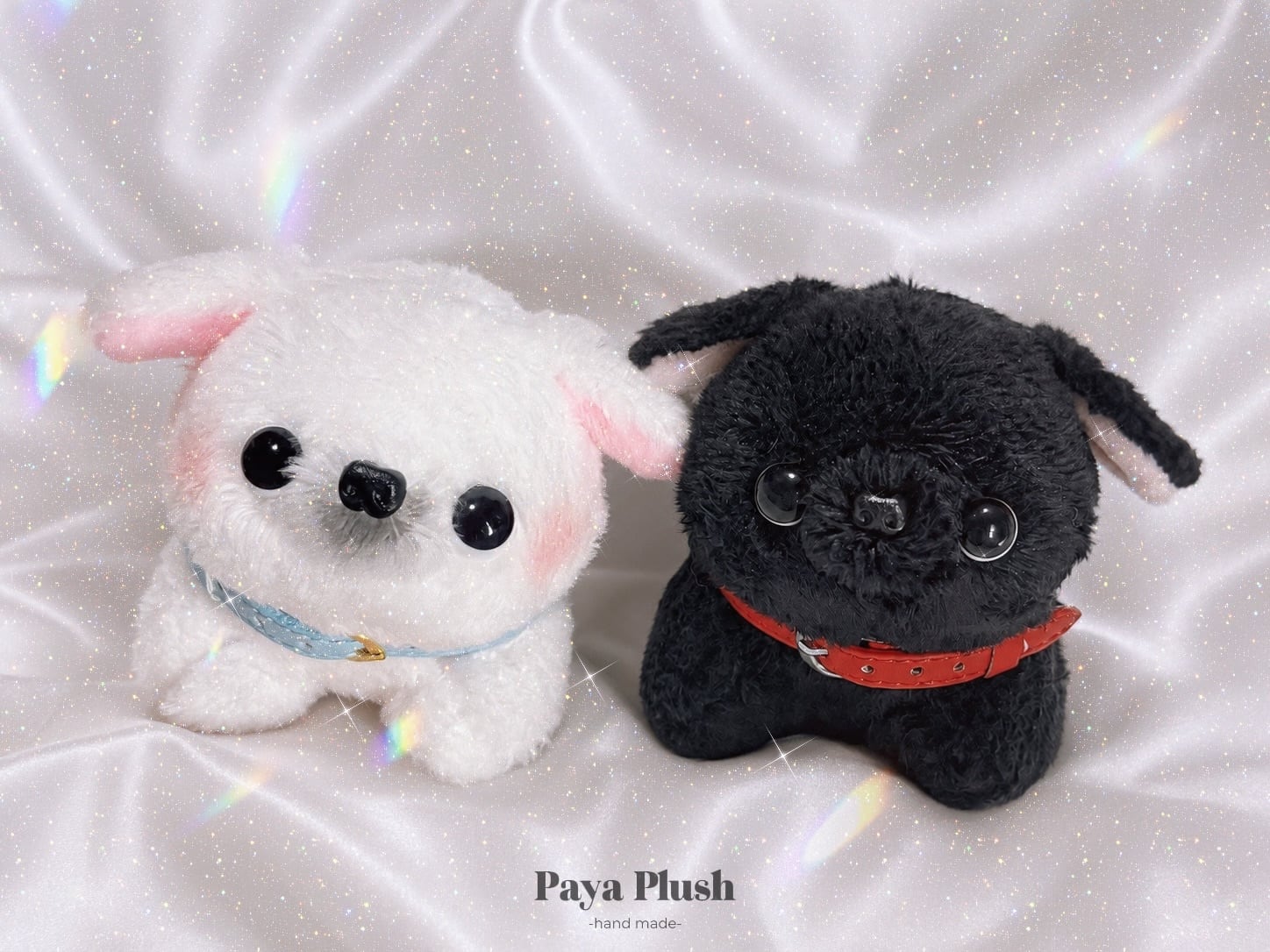 Mサイズぱや(´・(ｴ)・｀)真っ白ペキニーズぬいぐるみ | Paya Plush