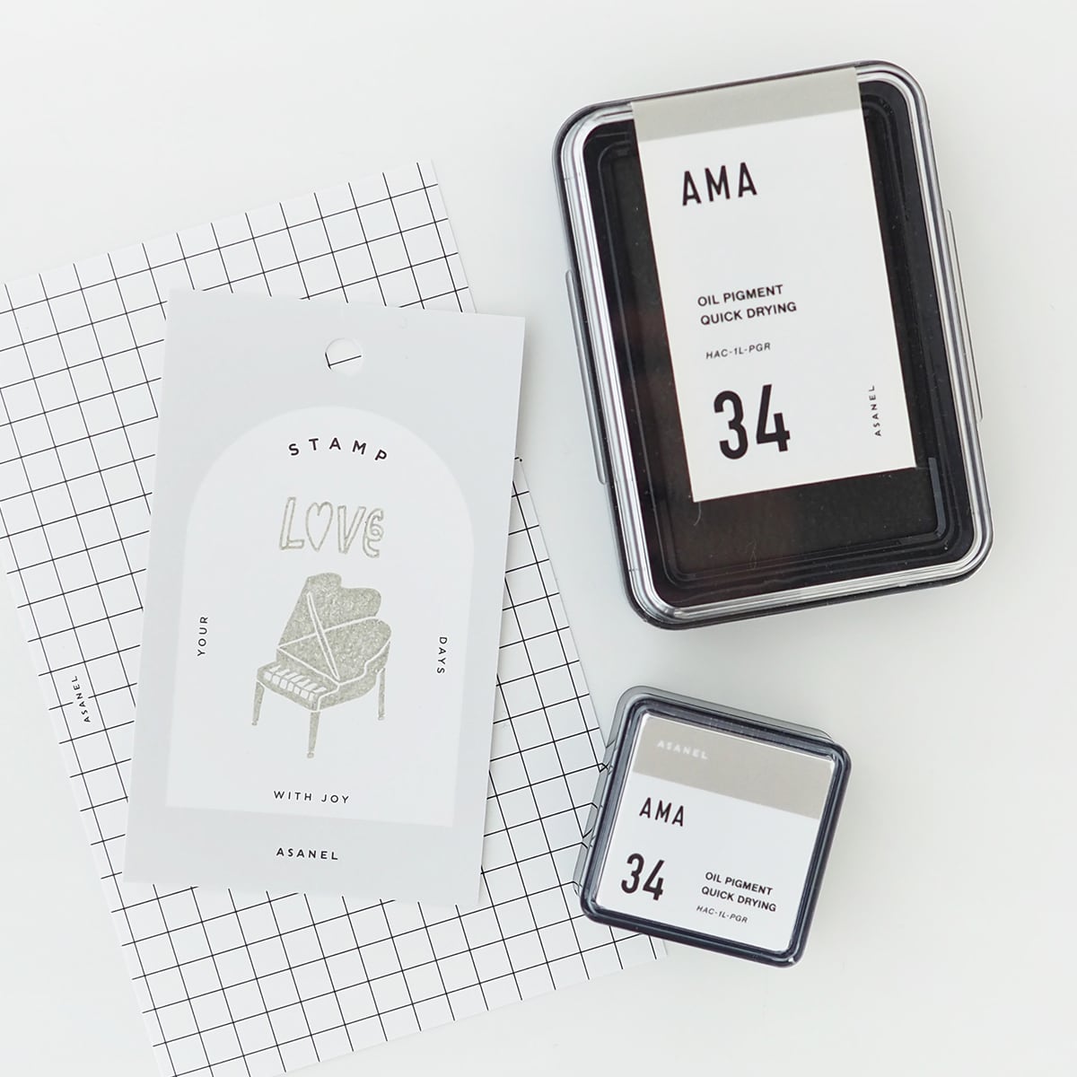 34 AMA｜ 亜麻色｜ 着せ替えいろもよう | ASANEL