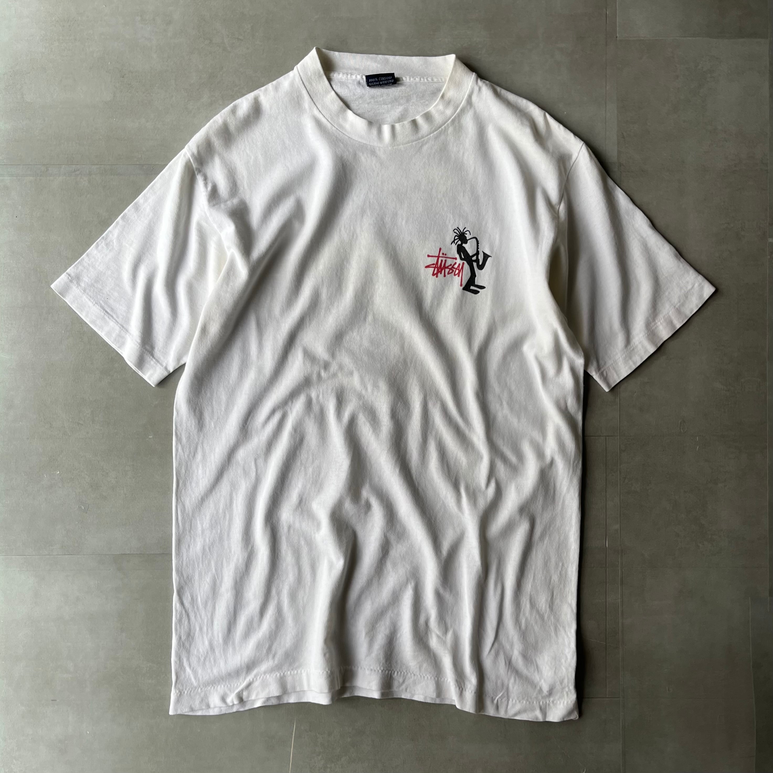 90s old stussy jazz man T-shirt | gerbera clothing store