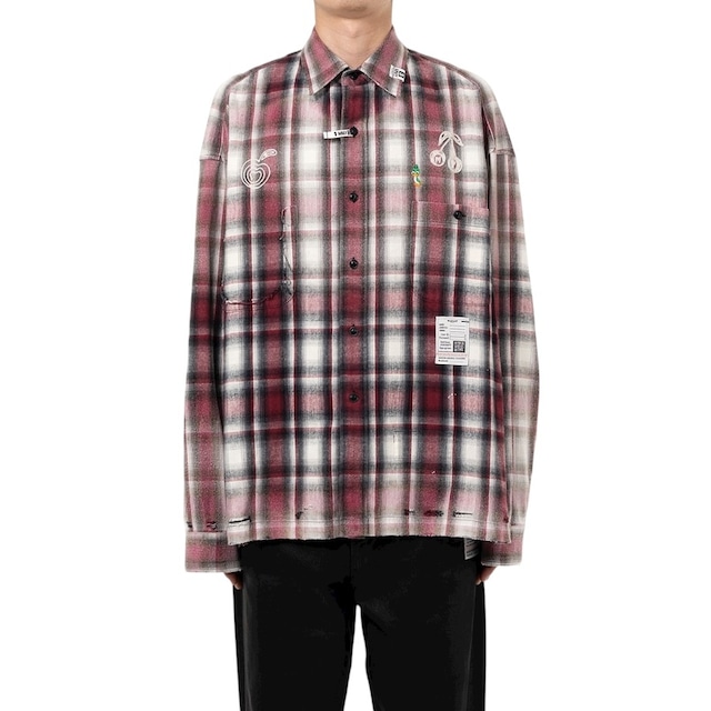 【Maison MIHARA YASUHIRO】VINTAGE LIKE CHECK L/S SHIRTS