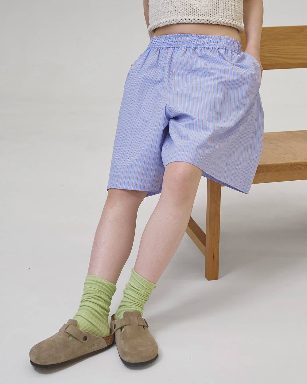 【購入前確認します】easy stripe half pants TODAYFUL】Easy Stripe Halfpants | LASHIC
