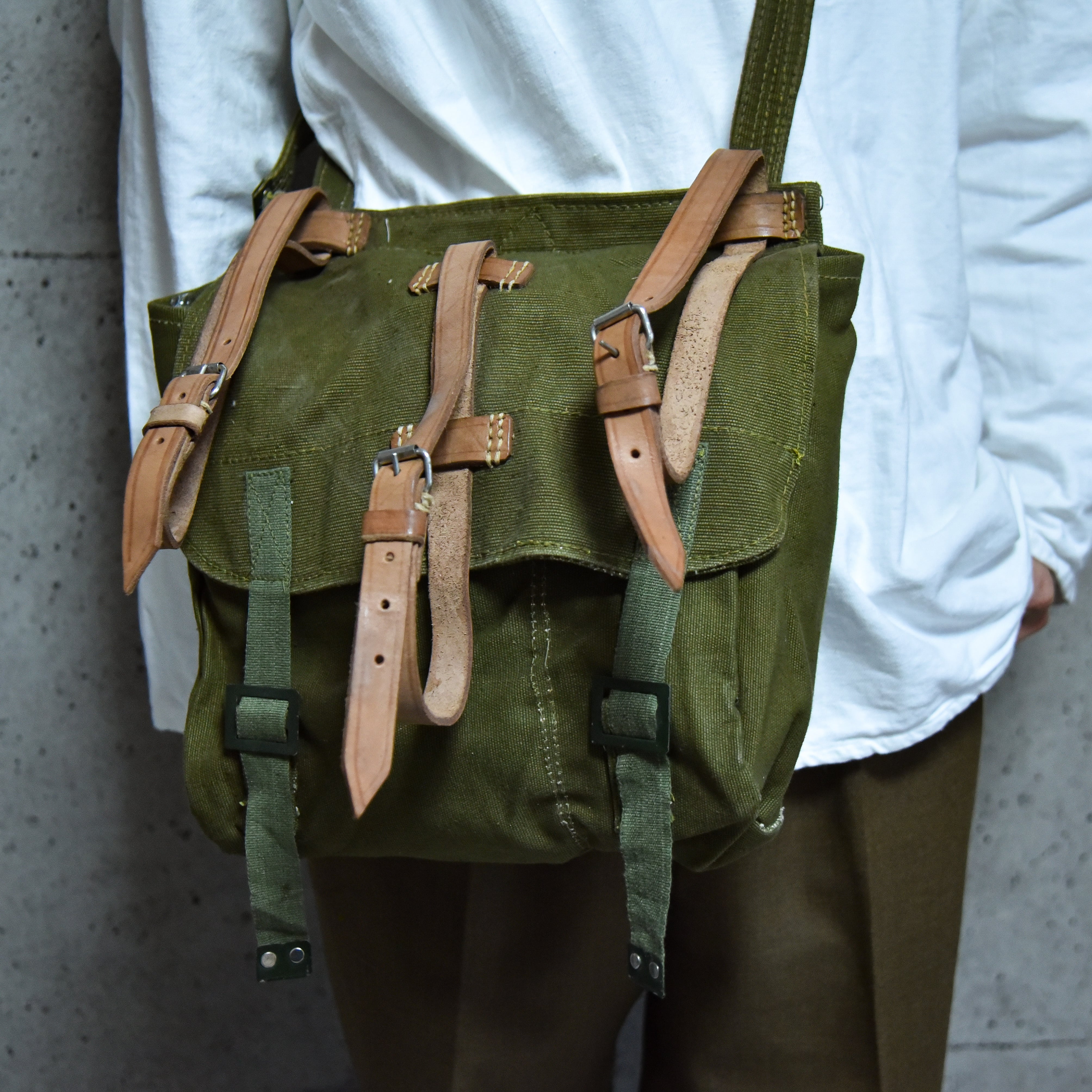DEAD STOCK】Romanian Army Bread Bag ルーマニア軍 ブレッドバッグ 