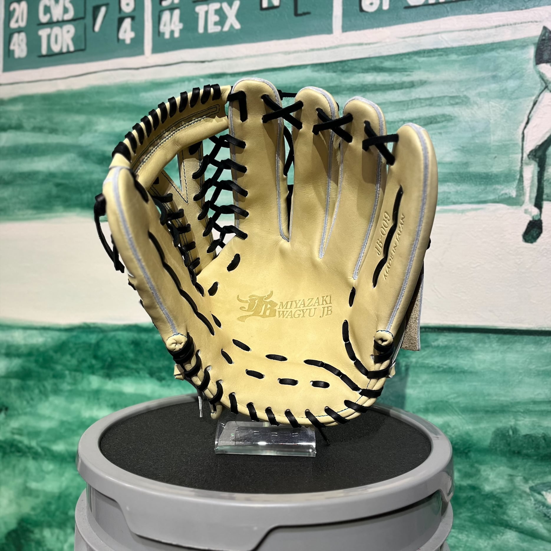 和牛JB 硬式グラブ 外野手用 JB26-009CML キャメル ブラック DB度会