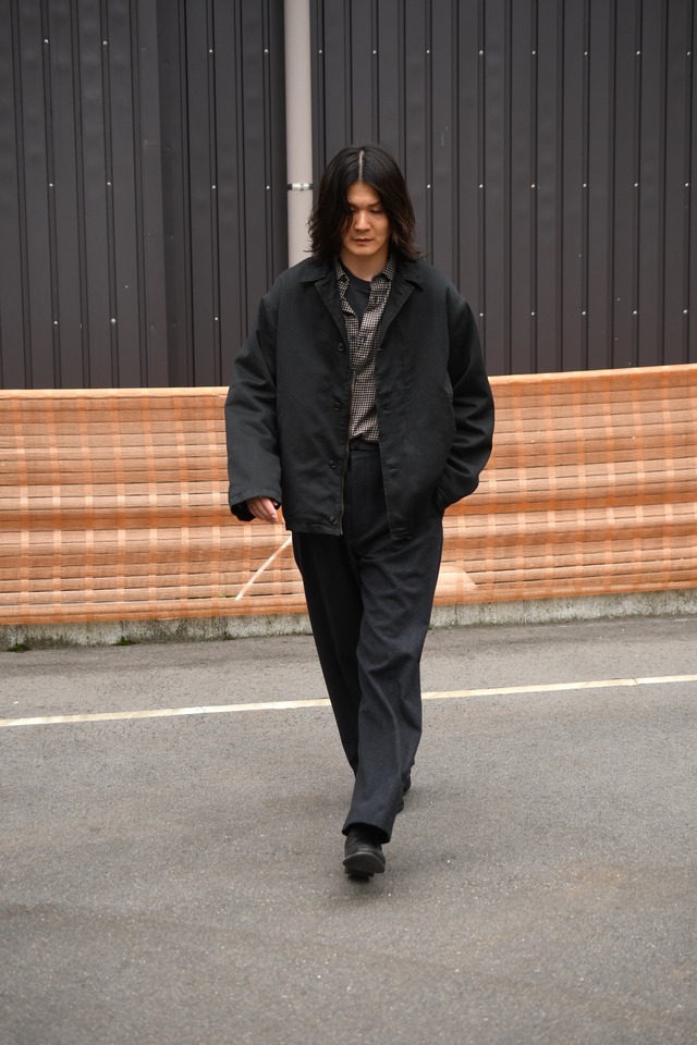 A.PRESSE / Vintage US NAVY N-4 Deck Jacket (Black)
