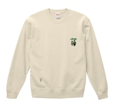 男女兼用　クルーネックプルオーバー LEONoriginal　クリーム　S〜XXL　