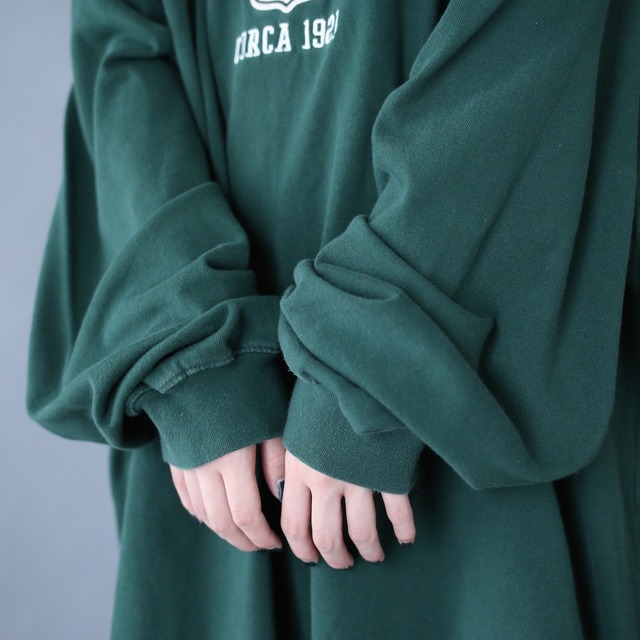 "NFL" green bay packers XXL over silhouette l/s tee