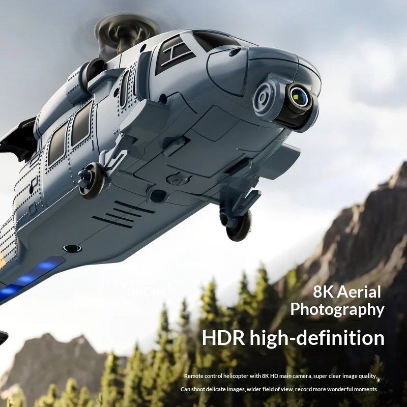 L2-Apache-8K: 4DRC L2 RCヘリコプター 8K空撮カメラ内蔵スクリーン