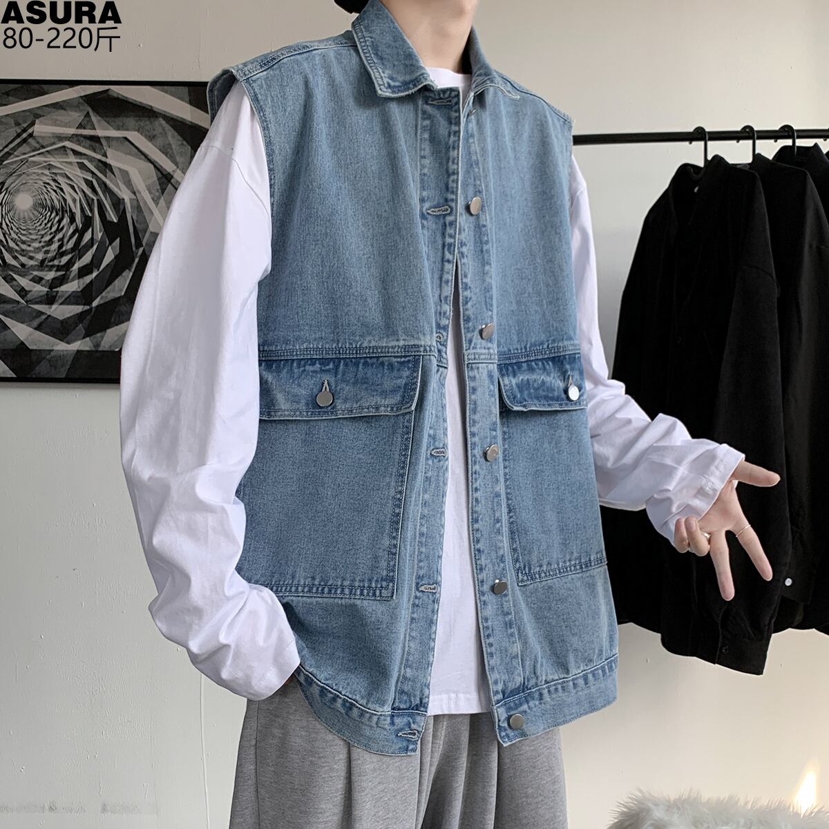 ジャケット オータム 大きめサイズ 秋物 ASURAプラスサイズメンズ73500629861