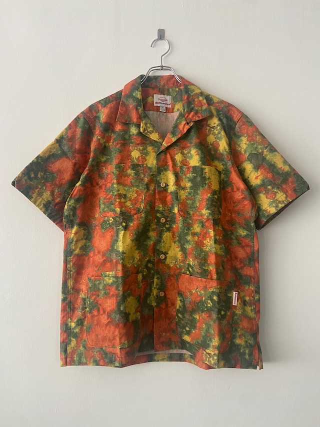 BATTENWEAR / FIVE POCKET ISLAND SHIRT / ORANGE CAMO