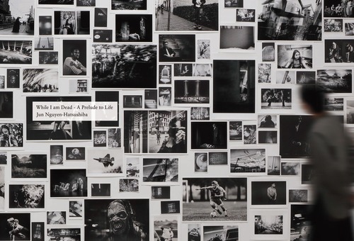 ジュン・グエン=ハツシバ：「While I am Dead - A Prelude to Life（死の間 – 生の気配）」展覧会リーフレット