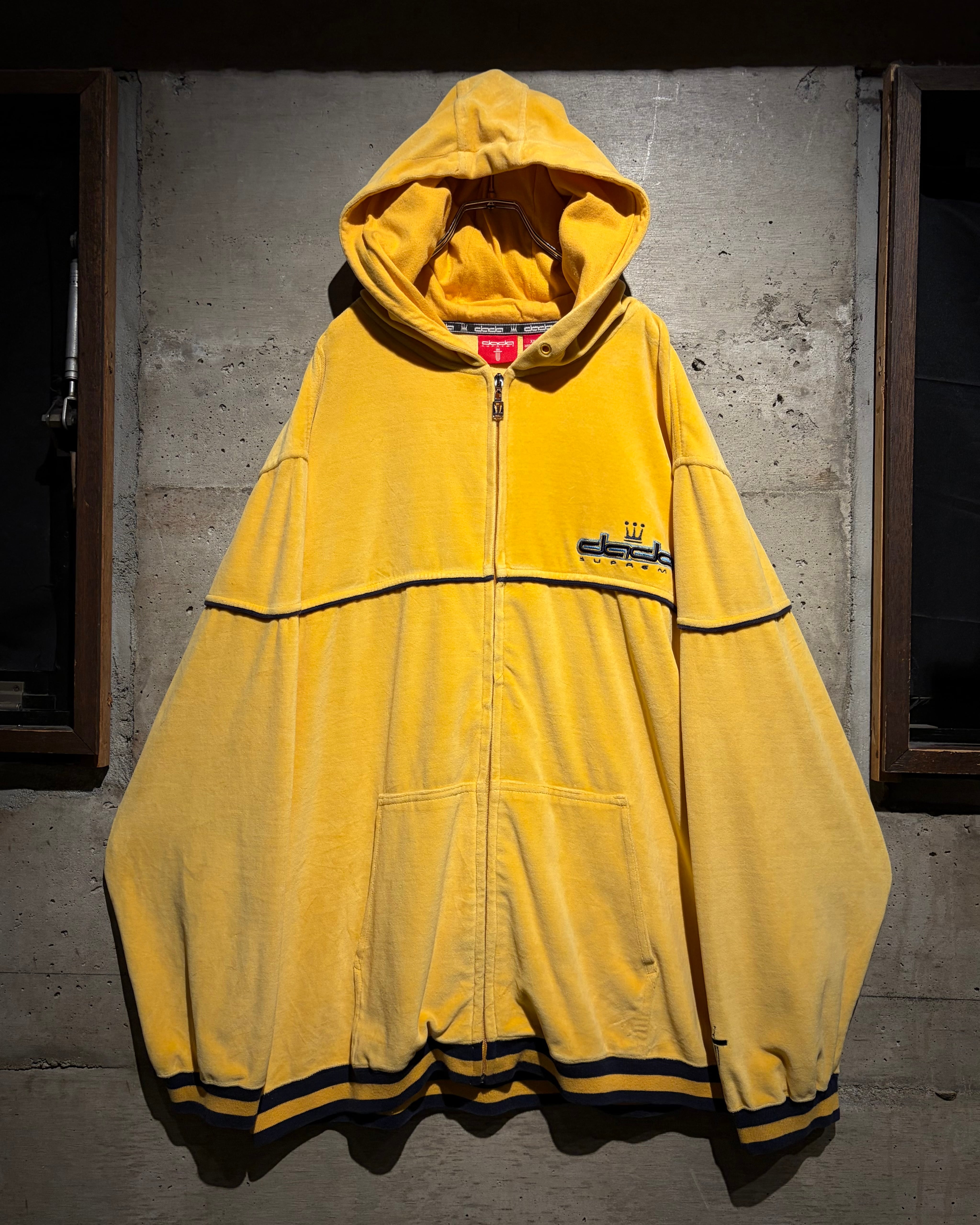Caka】90's〜00's “dada SUPREME” Logo Embroidery Vintage Zip Up
