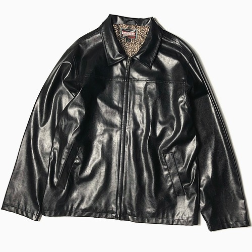 Vintage 90's【tonic by BC ETHIC】Faux Leather Jacket