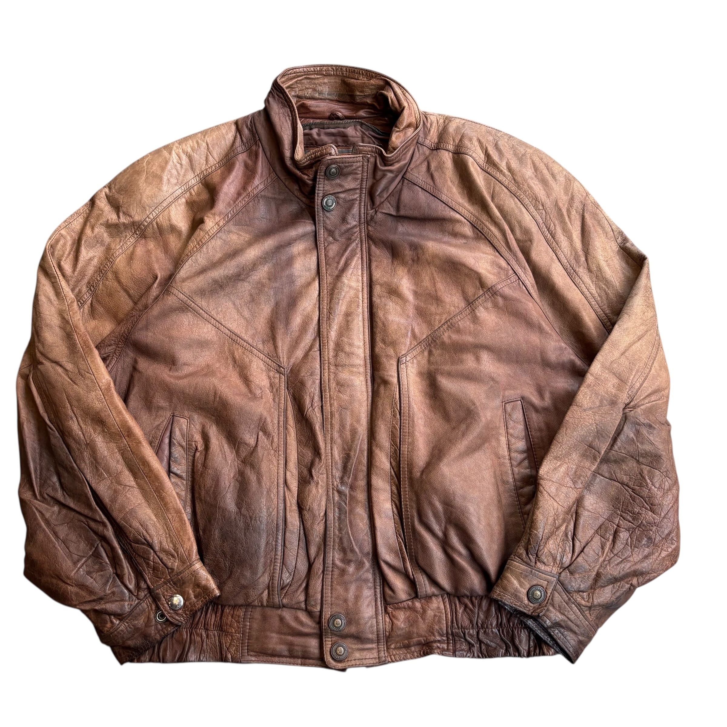 【古着】”ADVENTURE BOUND” Leather Jacket