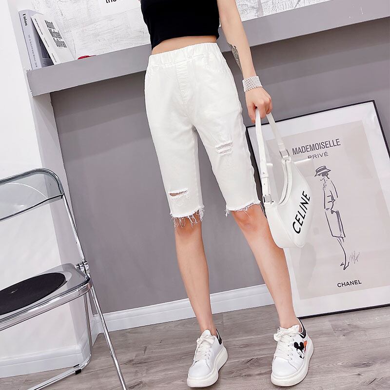 ショーツ サマーハイウェストスリム 夏物 ブルマー ミックスインファッション95736344049