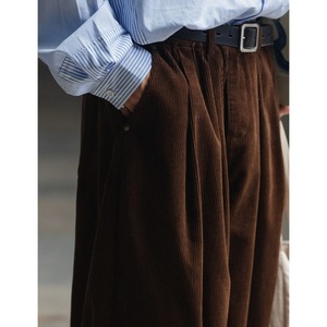ブラウンコーヒーカラーコーデュロイパンツ　985