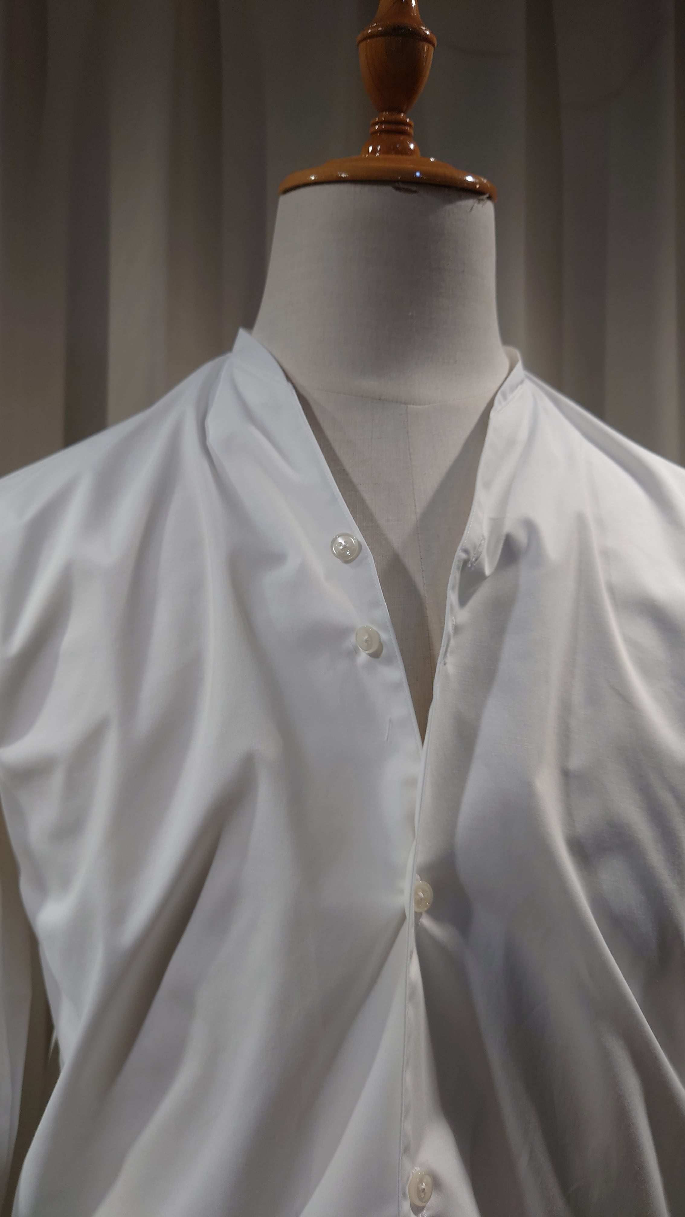 GarageUW Weather Open Grandad SHIRT WHITE