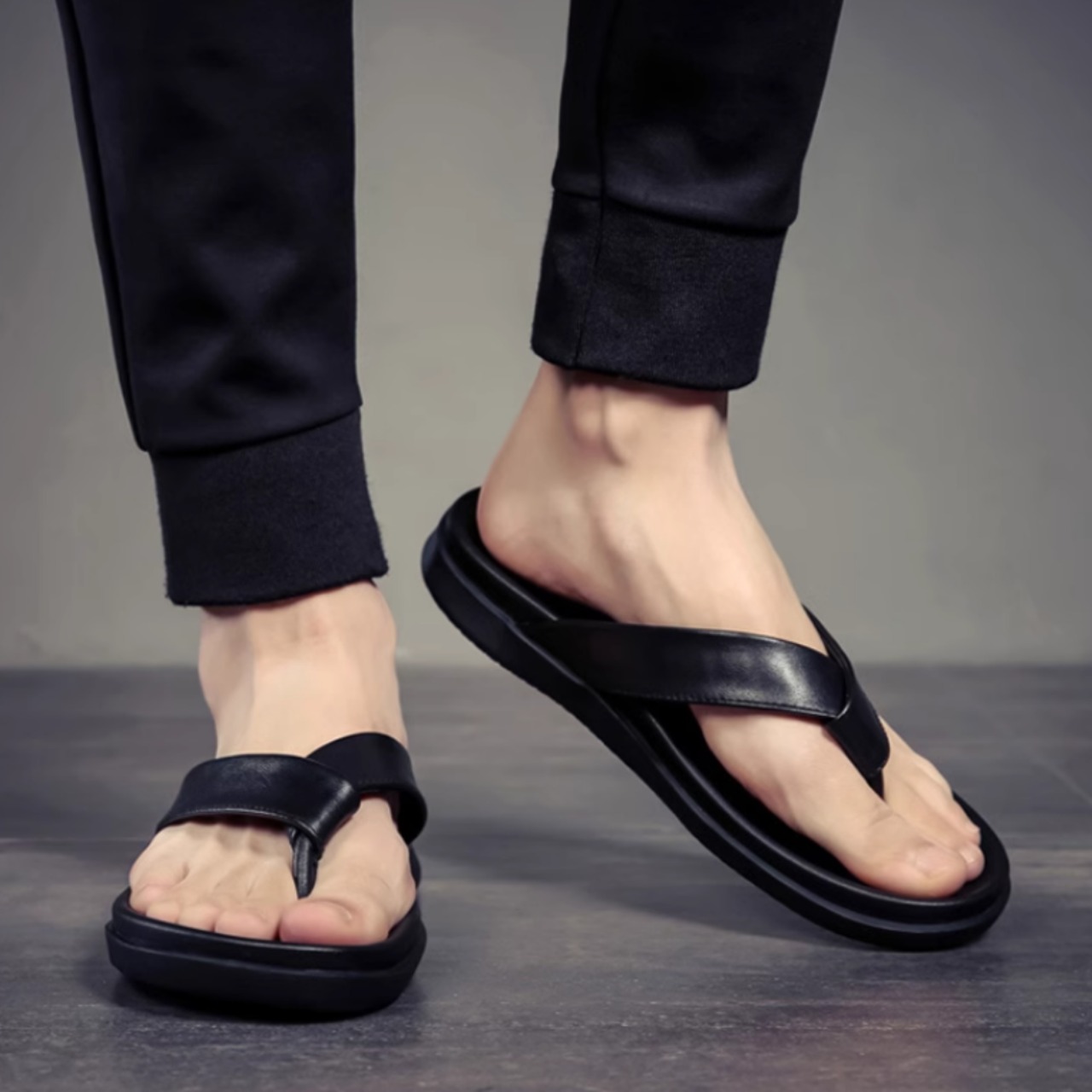 アウトレザーセレブレザーサンダル  S0132