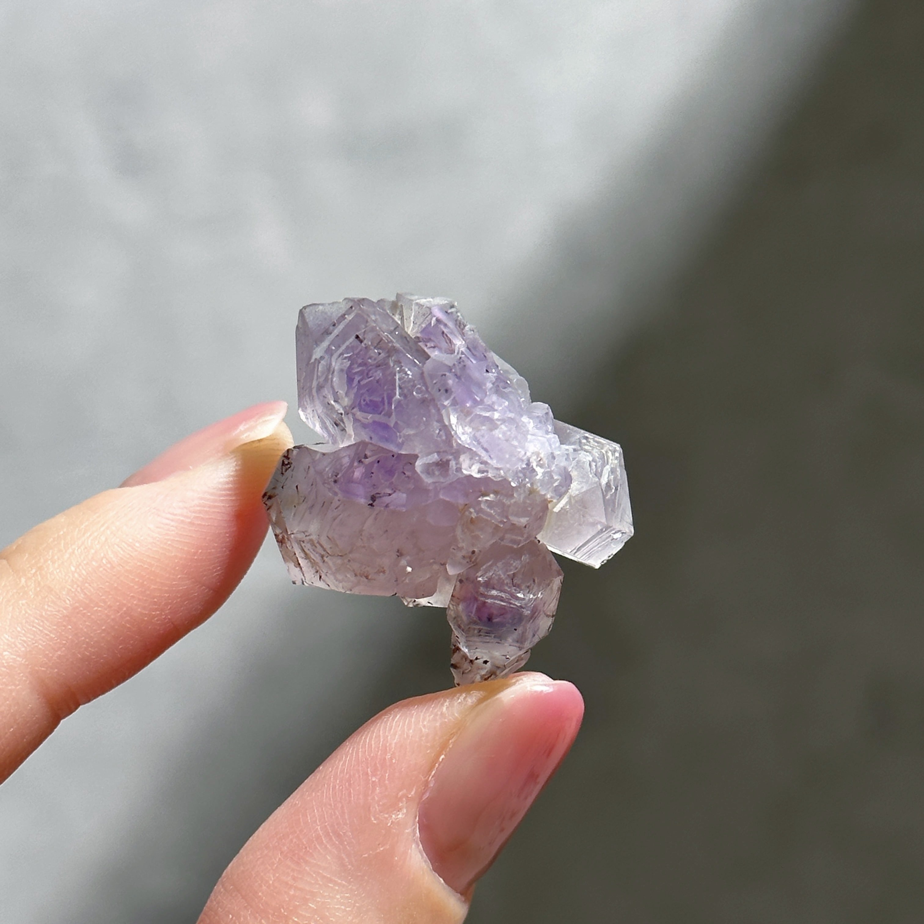 アメリカ産ヘマタイトインアメジスト 原石03◇ Amethyst ◇天然石