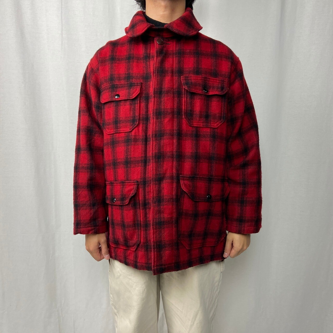 80年代 WOOLRICH ウールリッチ マッキーノ ウールハンティング 