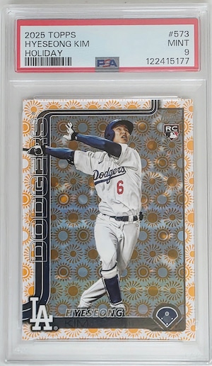 【PSA 9】キム・ヘソン | ロサンゼルス・ドジャース| Hyeseong Kim Dodgers PSA 9