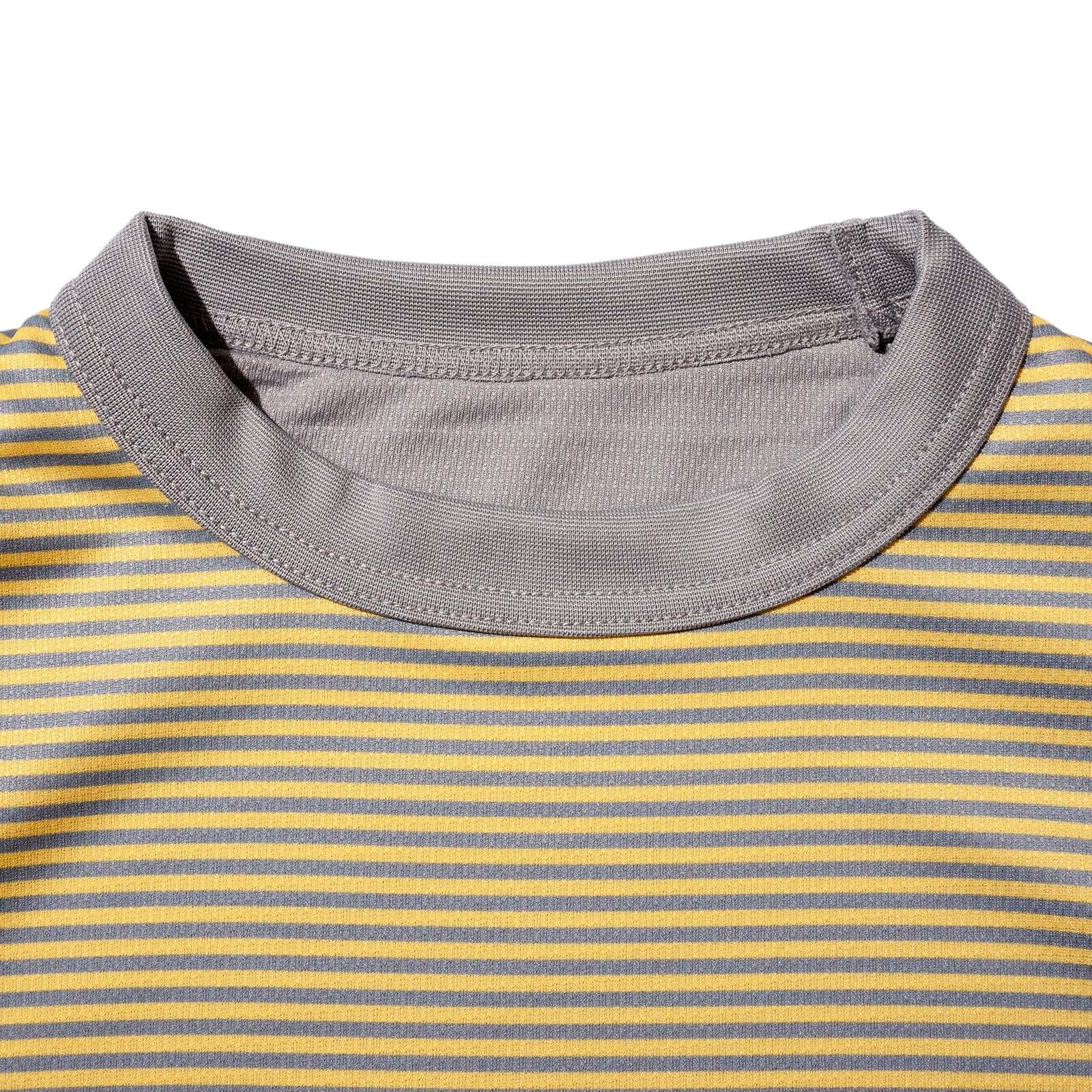 【GREY】DeMarcoLab / BORD VENT L/S TEE DEMARCOLAB｜REVERSIBLE VENT TEE -Yellow/Grey- | PROOF