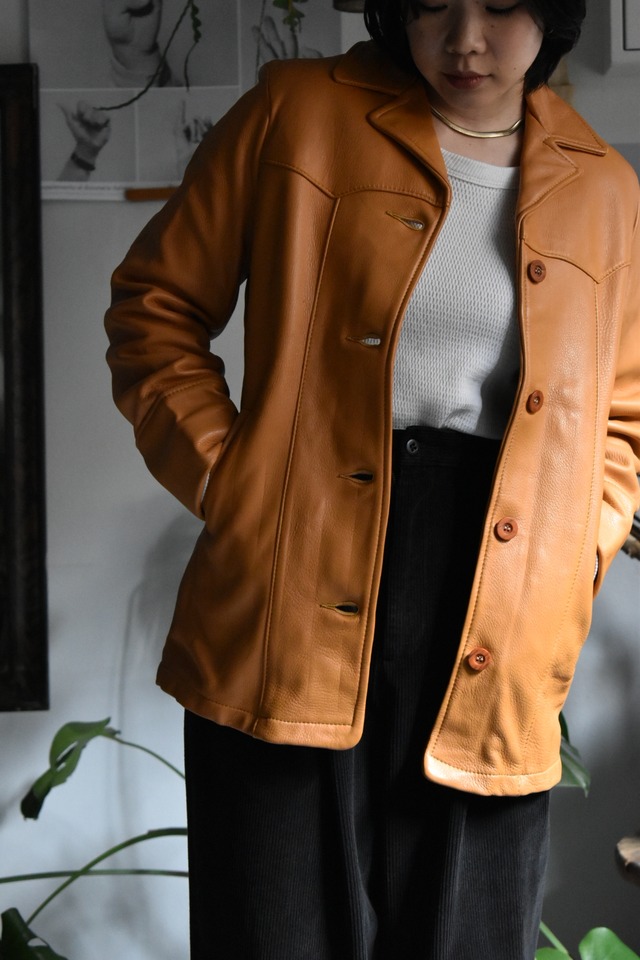 60‘s vintage “Deerskin leather jkt“ “Mid Western“