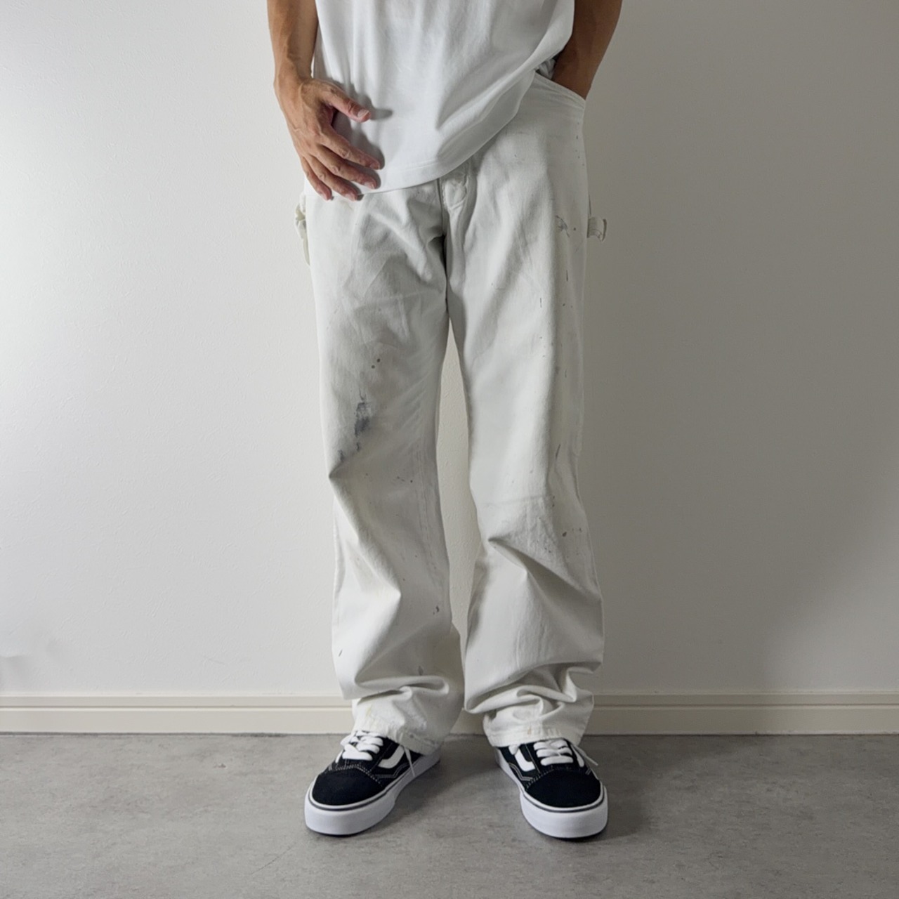 Dickies Sherwin-Williams white painter pants [W33L30.5相当] 古着 - 15
