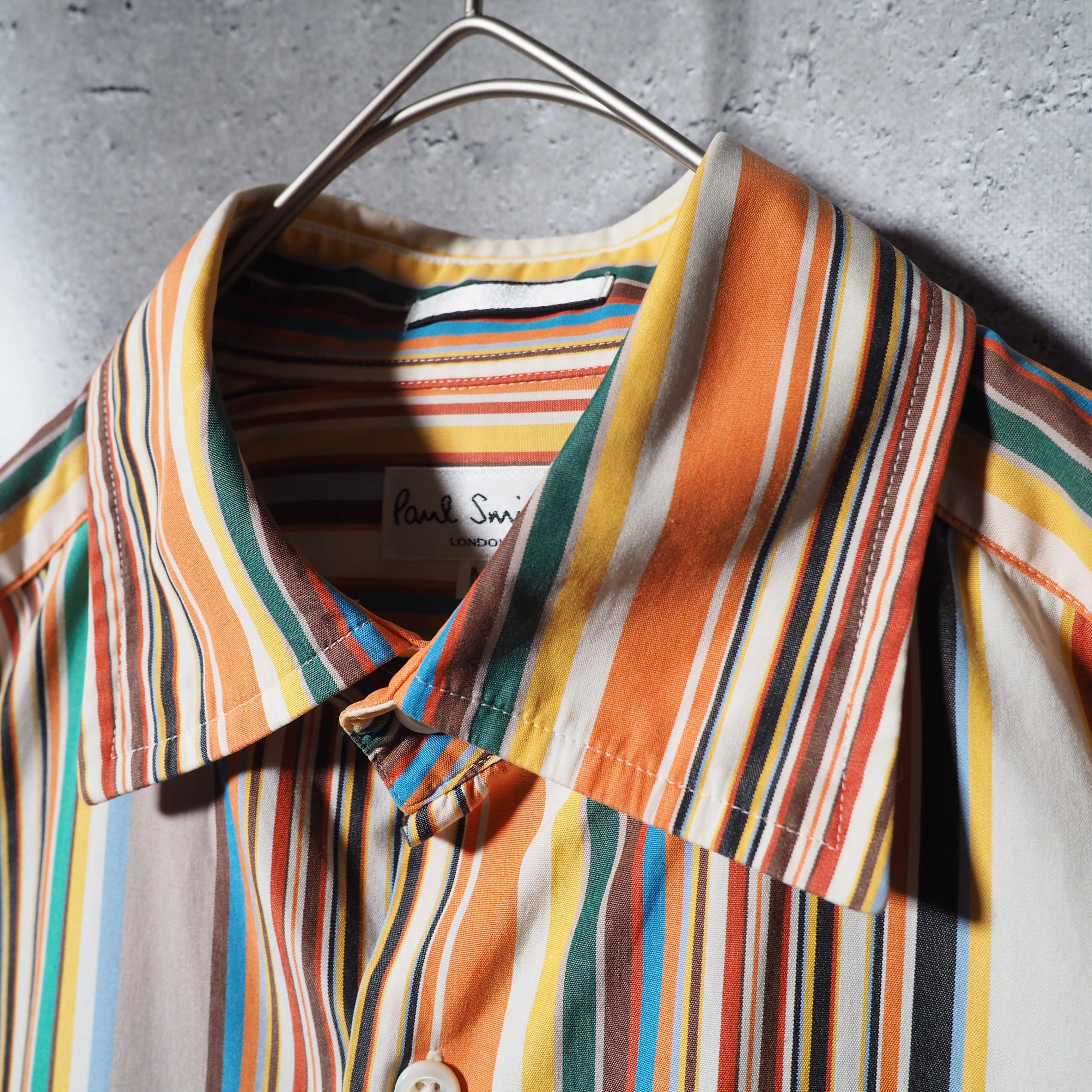 ” Paul Smith London ” Richly mulch color stripe shirt