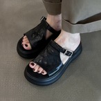 Simple open-toe sandals (ME375)