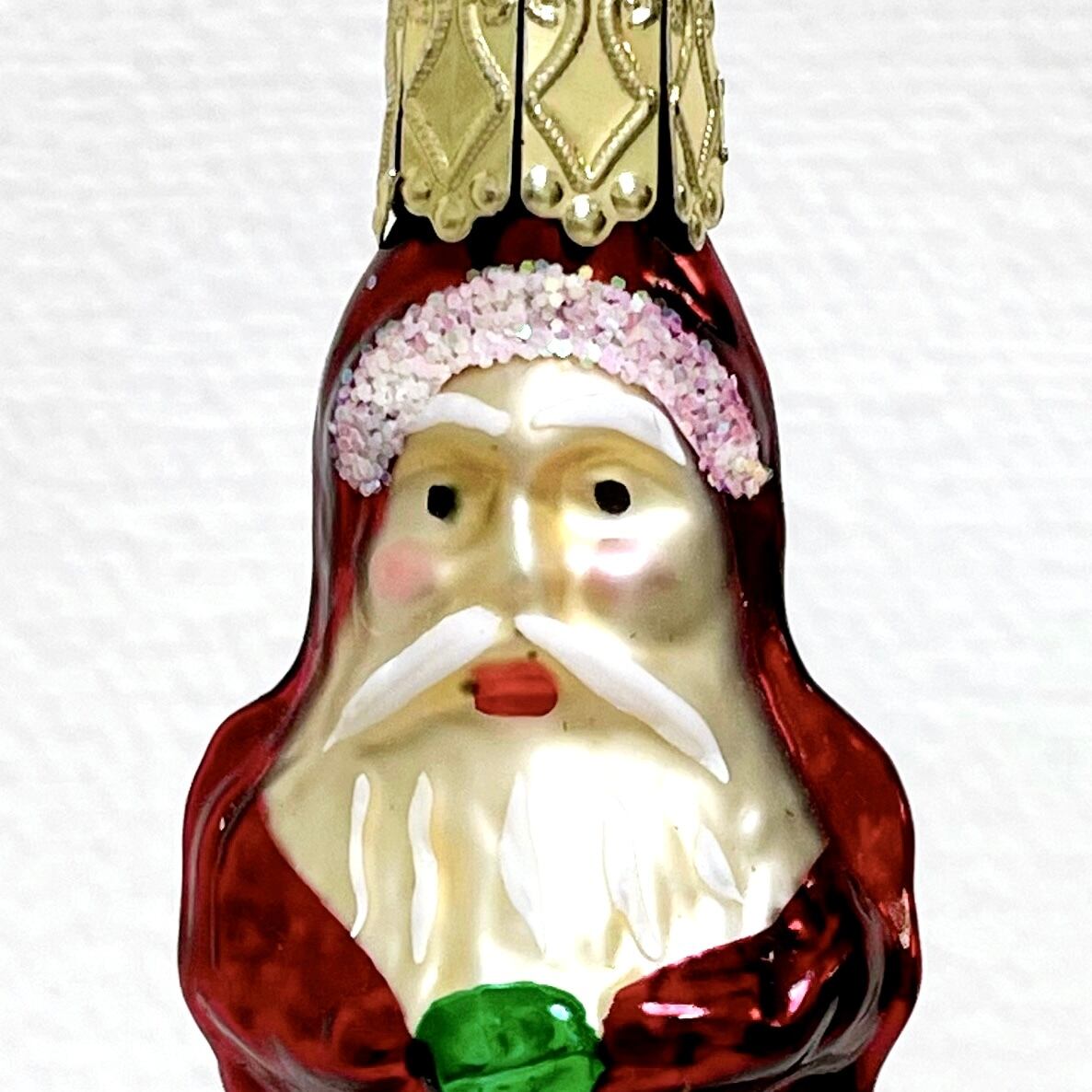 ビンテージ INGE-GLAS サンタクロース ドイツ製 ガラスオーナメント