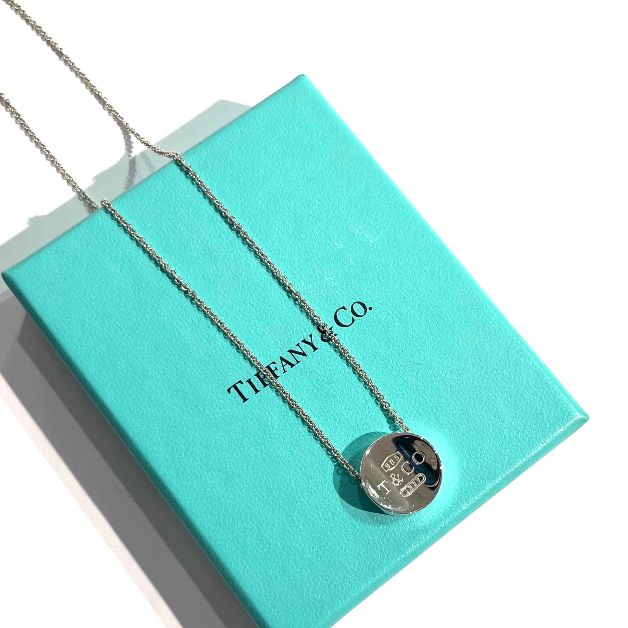 TIFFANY&CO.】T1984 エンゲージメントタグ ネックレス／T&CO刻印