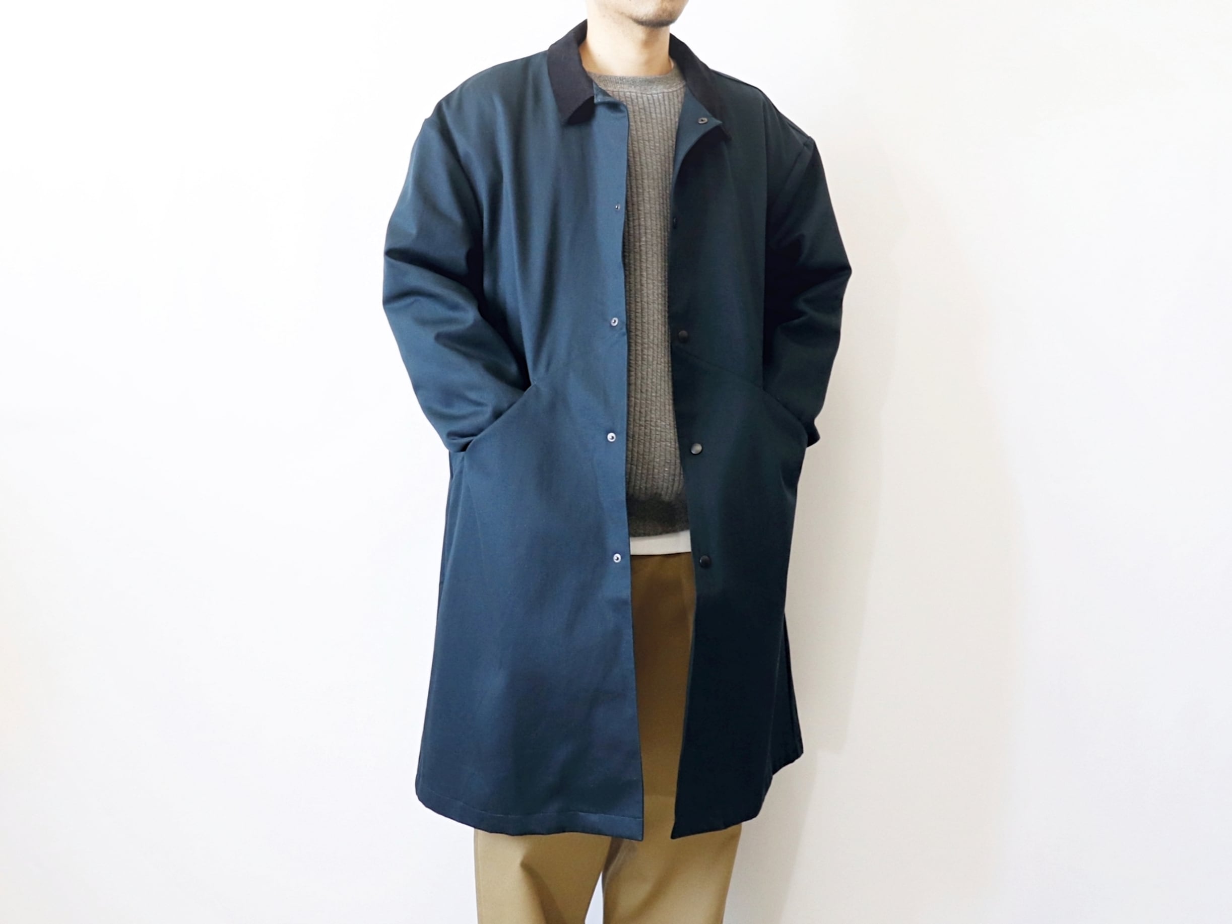 have a good day / CHINO COAT - NAVY ハブアグッドデイ / チノコート