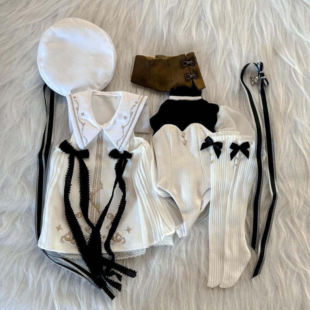 BJD 海外ディーラー製 ドール服 1/4 MDD 白黒 doll 球体関節人形 BJD 海外ディーラー製 ドール服 1/4 MDD 白黒 doll 球体関節人形