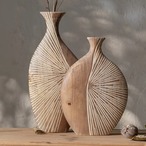 花瓶 フラワースタンド 木製 高さ23.5cm 生花 ドライフラワーレトロ おしゃれ ヴィンテージ 北欧