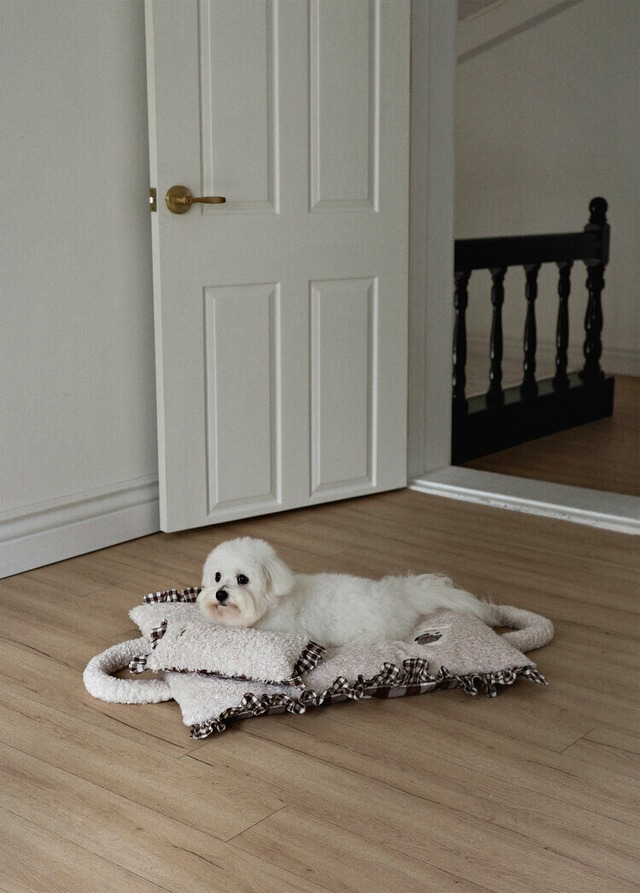 〈予約アイテム〉OHDIBS / Fluffy Pillow - ブラウンチェック