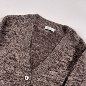 モヘヤ混 URBAN RESEARCH warehouse アーバンリサーチ Vネック ニット カーディガン 38/ブラウン系 レディース