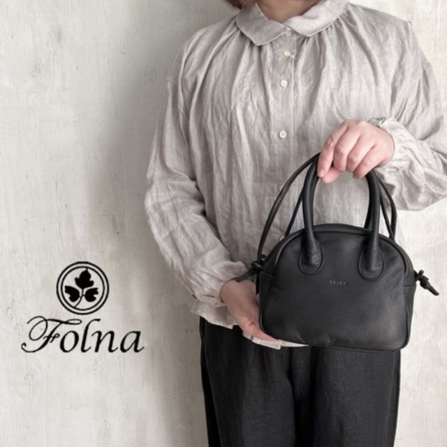 Folna(フォルナ)  ソフトレザー2WAYアールボストンバッグ 83340