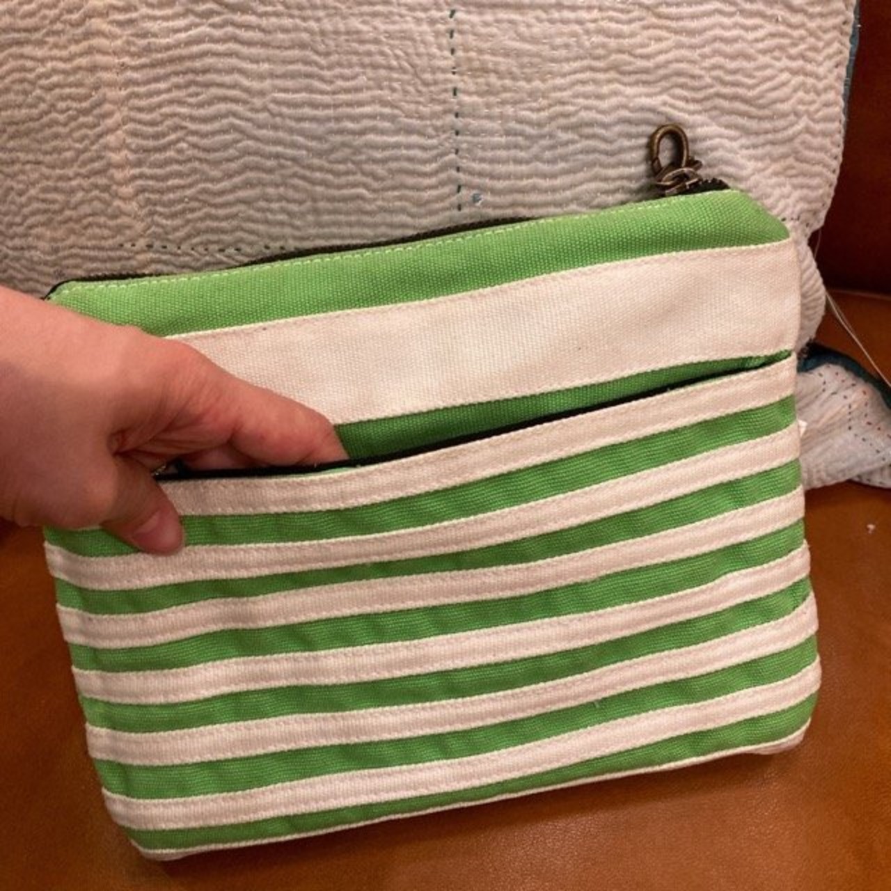  Elliot Mann　MOクラッチバッグ　グリーン 