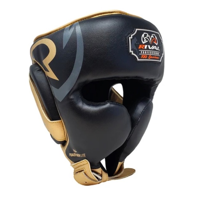 RIVALライバルRHG100プロフェッショナルヘッドギア　ブラック/ゴールド