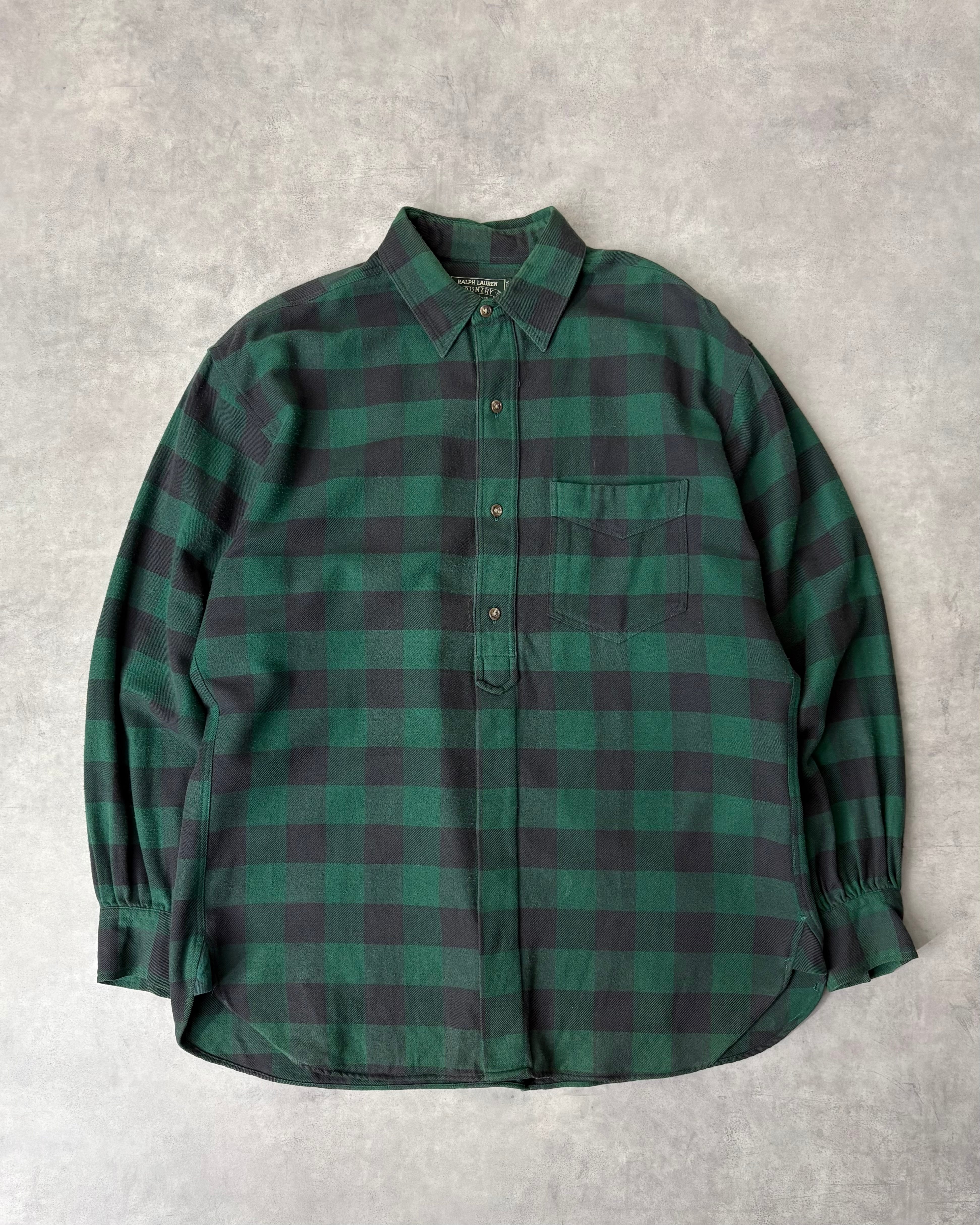 ~90s POLO COUNTRY Buffalo Check Fake Pullover Shirt