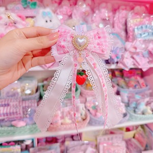 【F7】62-29たらりんリボンヘアクリップ