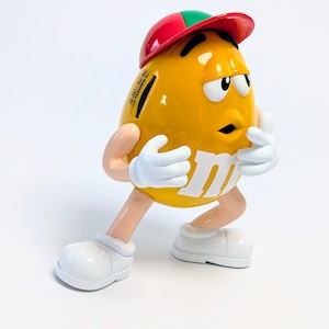 ⚡️SPECIAL LIMITED⚡️☆ DEADSTOCK / VINTAGE early 90'☆【 m&m's ( エムアンドエムズ ) 】Yellow Character Radio with HEADPHONES / イエローキャラクターラジオ / ポータブルラジオ 〚アメリカン雑貨 アメトイ〛