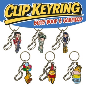 【Betty＆ GARFIELD】キーリング クリップ ☆